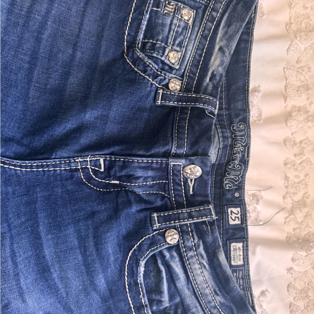 Miss Me High Rise Dark Blue Jeans